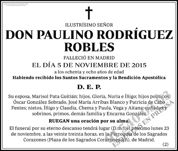 Paulino Rodríguez Robles